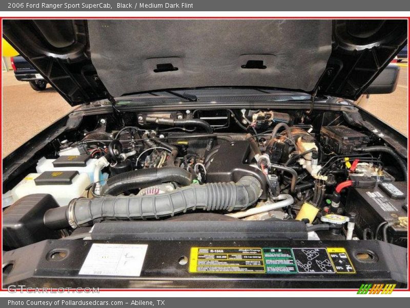 Black / Medium Dark Flint 2006 Ford Ranger Sport SuperCab