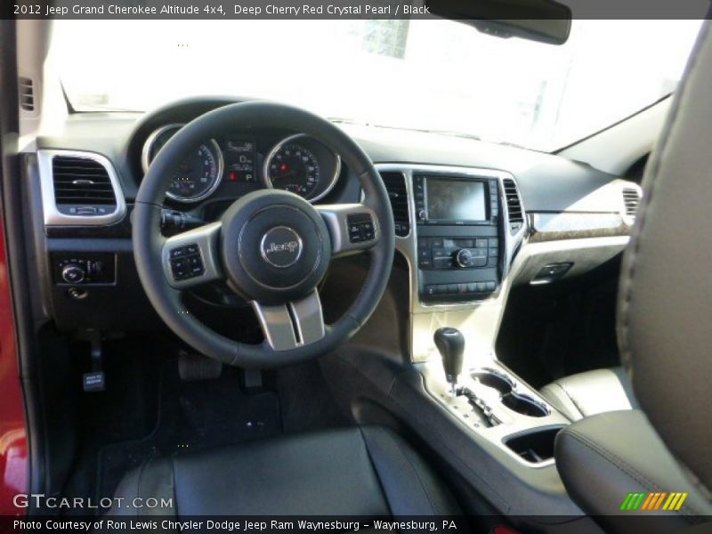 Deep Cherry Red Crystal Pearl / Black 2012 Jeep Grand Cherokee Altitude 4x4
