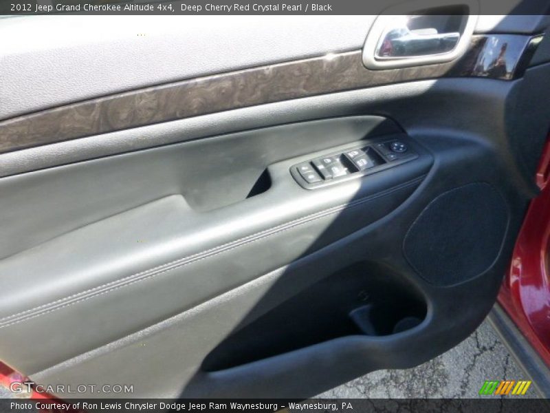 Deep Cherry Red Crystal Pearl / Black 2012 Jeep Grand Cherokee Altitude 4x4