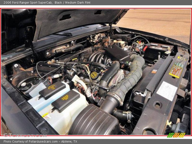 Black / Medium Dark Flint 2006 Ford Ranger Sport SuperCab