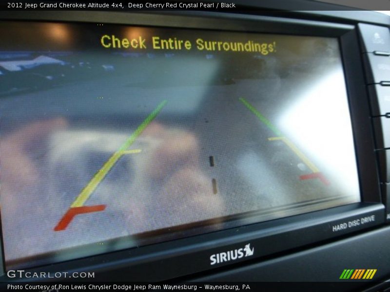 Deep Cherry Red Crystal Pearl / Black 2012 Jeep Grand Cherokee Altitude 4x4