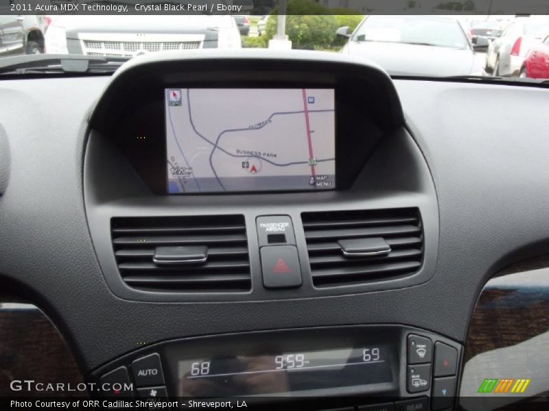 Crystal Black Pearl / Ebony 2011 Acura MDX Technology
