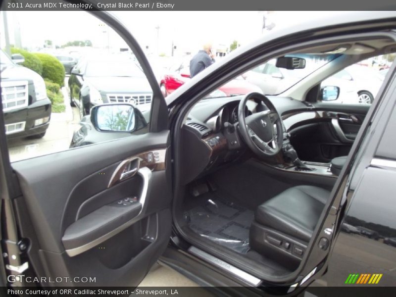 Crystal Black Pearl / Ebony 2011 Acura MDX Technology