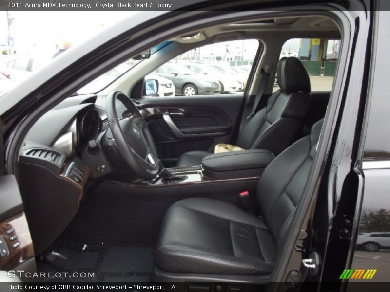 Crystal Black Pearl / Ebony 2011 Acura MDX Technology