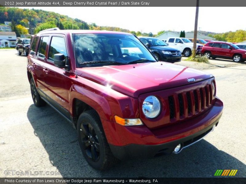 Deep Cherry Red Crystal Pearl / Dark Slate Gray 2012 Jeep Patriot Altitude 4x4