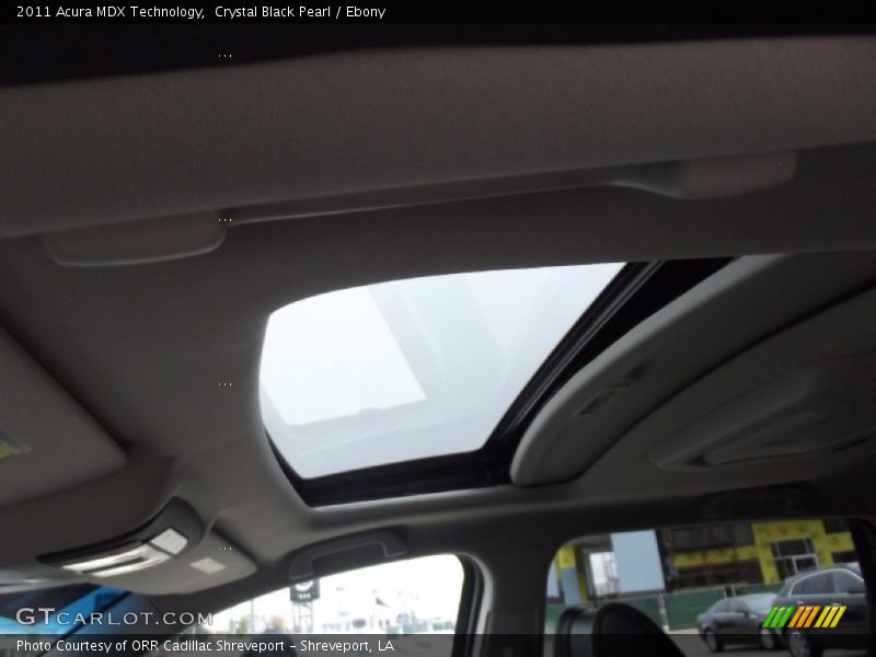 Crystal Black Pearl / Ebony 2011 Acura MDX Technology
