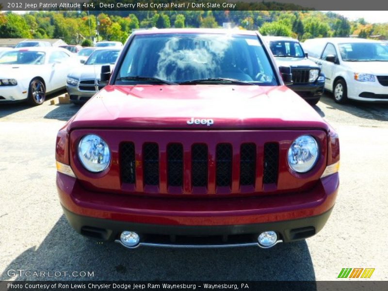 Deep Cherry Red Crystal Pearl / Dark Slate Gray 2012 Jeep Patriot Altitude 4x4