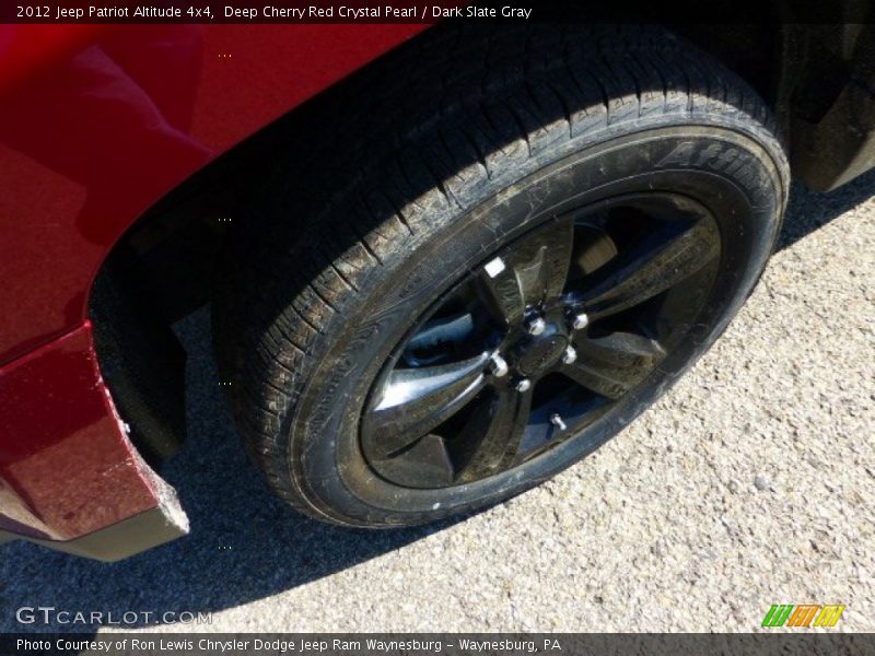 Deep Cherry Red Crystal Pearl / Dark Slate Gray 2012 Jeep Patriot Altitude 4x4