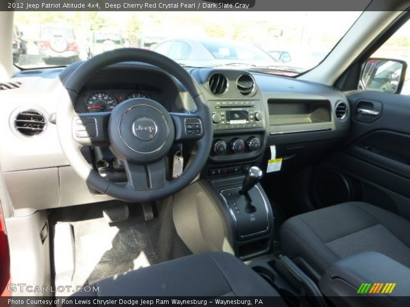 Deep Cherry Red Crystal Pearl / Dark Slate Gray 2012 Jeep Patriot Altitude 4x4