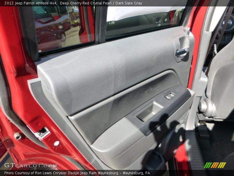 Deep Cherry Red Crystal Pearl / Dark Slate Gray 2012 Jeep Patriot Altitude 4x4