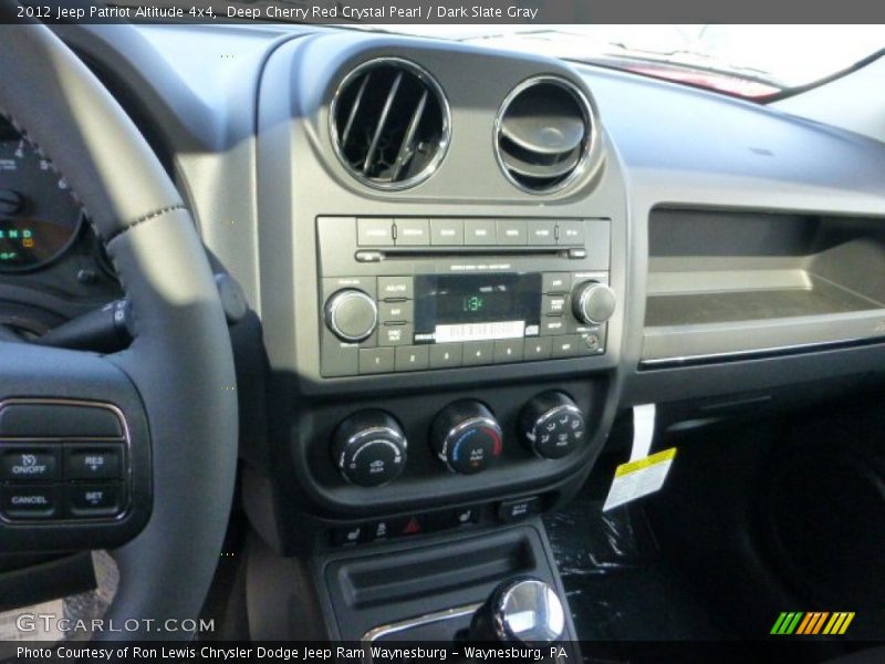 Deep Cherry Red Crystal Pearl / Dark Slate Gray 2012 Jeep Patriot Altitude 4x4
