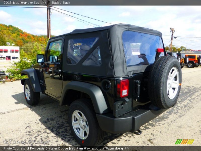 Black / Black 2013 Jeep Wrangler Sport 4x4