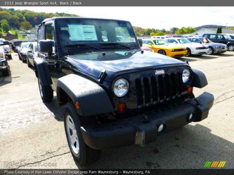 Black / Black 2013 Jeep Wrangler Sport 4x4