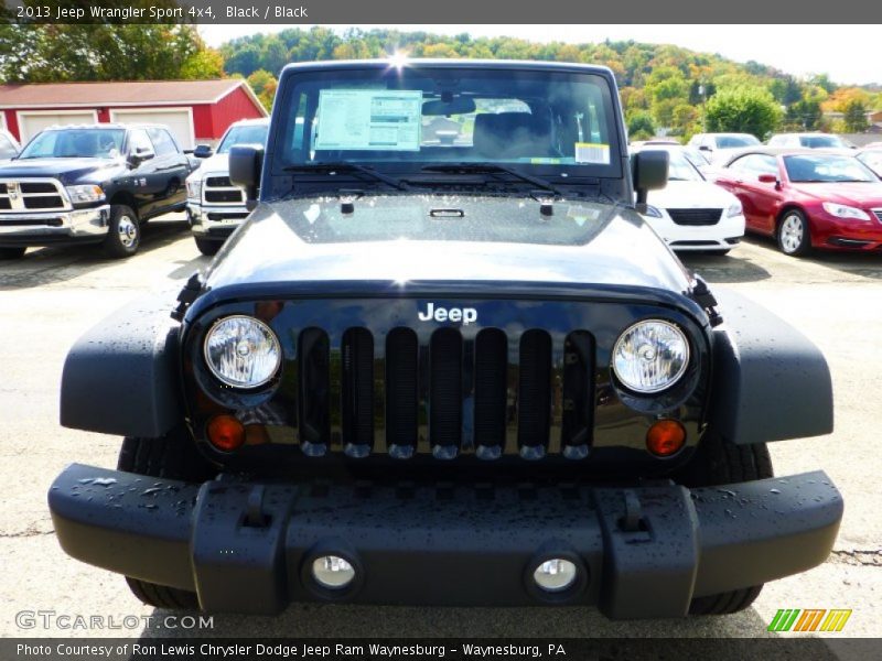 Black / Black 2013 Jeep Wrangler Sport 4x4