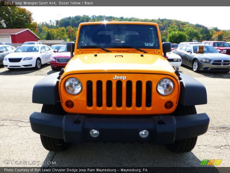 Dozer Yellow / Black 2012 Jeep Wrangler Sport 4x4