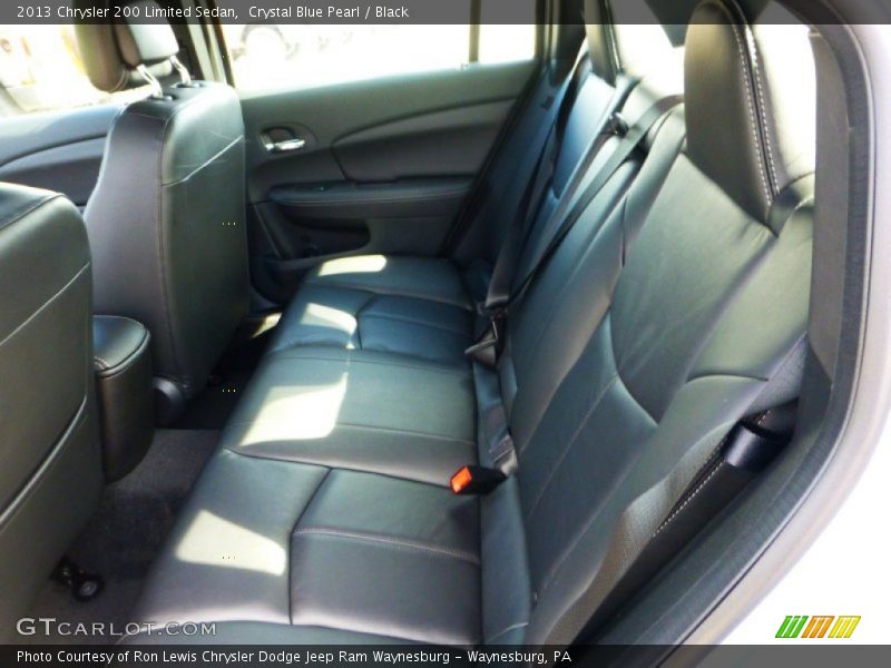 Crystal Blue Pearl / Black 2013 Chrysler 200 Limited Sedan