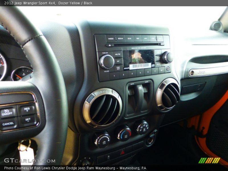 Dozer Yellow / Black 2012 Jeep Wrangler Sport 4x4