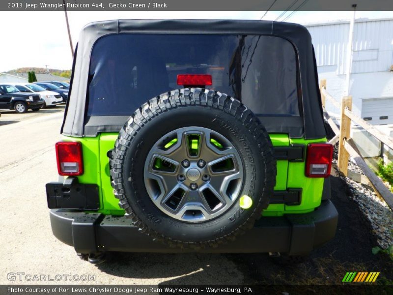 Gecko Green / Black 2013 Jeep Wrangler Rubicon 4x4