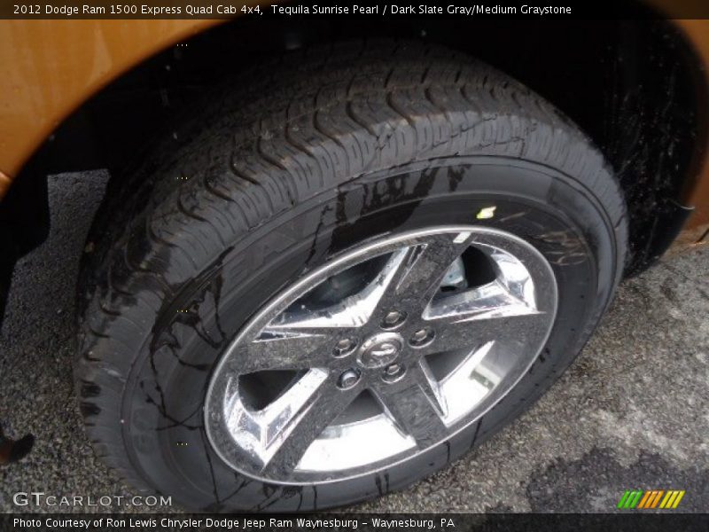 Tequila Sunrise Pearl / Dark Slate Gray/Medium Graystone 2012 Dodge Ram 1500 Express Quad Cab 4x4