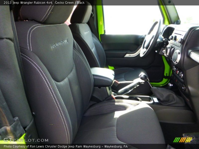Gecko Green / Black 2013 Jeep Wrangler Rubicon 4x4