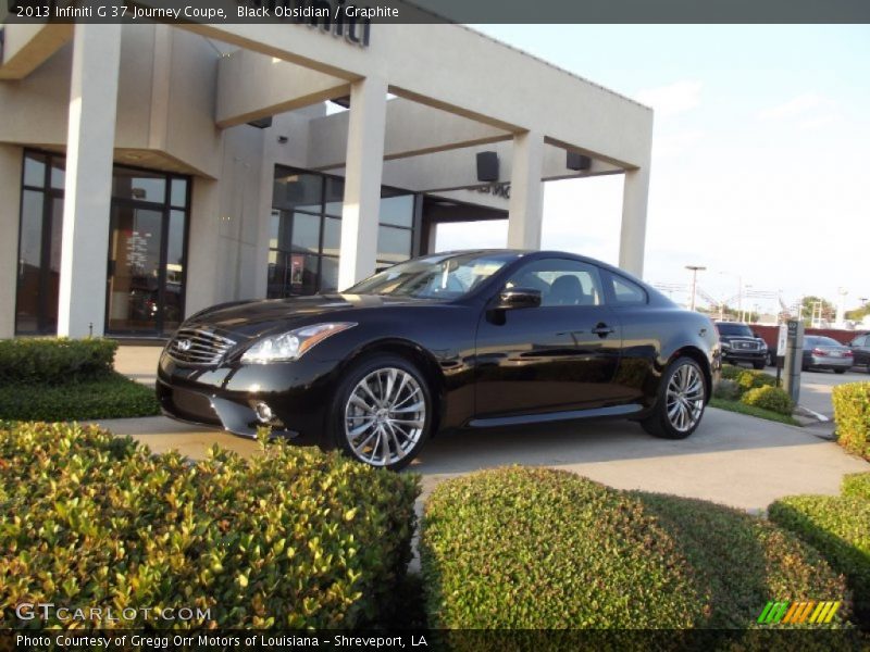 Black Obsidian / Graphite 2013 Infiniti G 37 Journey Coupe