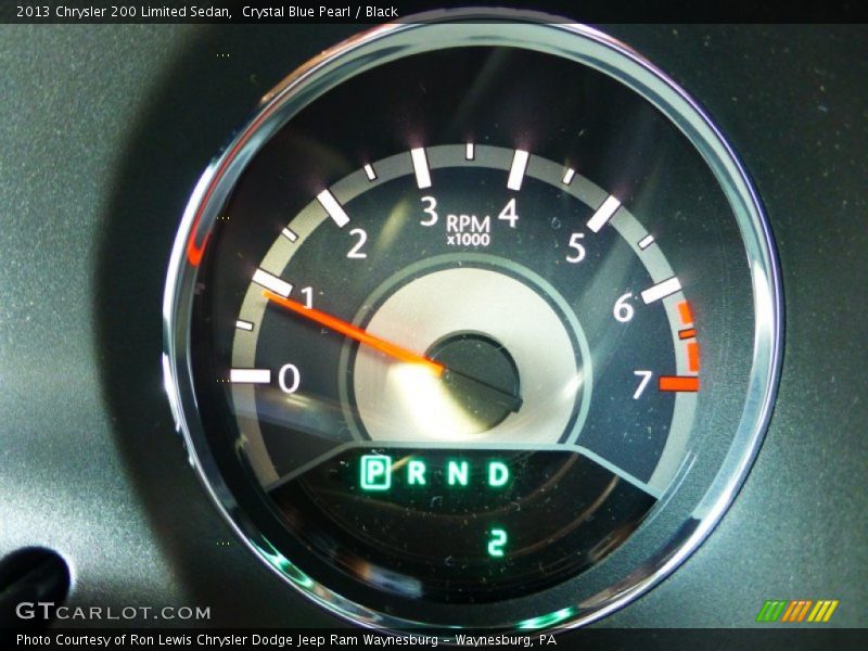 Crystal Blue Pearl / Black 2013 Chrysler 200 Limited Sedan