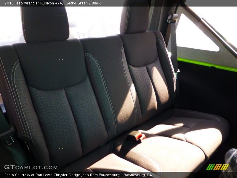 Gecko Green / Black 2013 Jeep Wrangler Rubicon 4x4