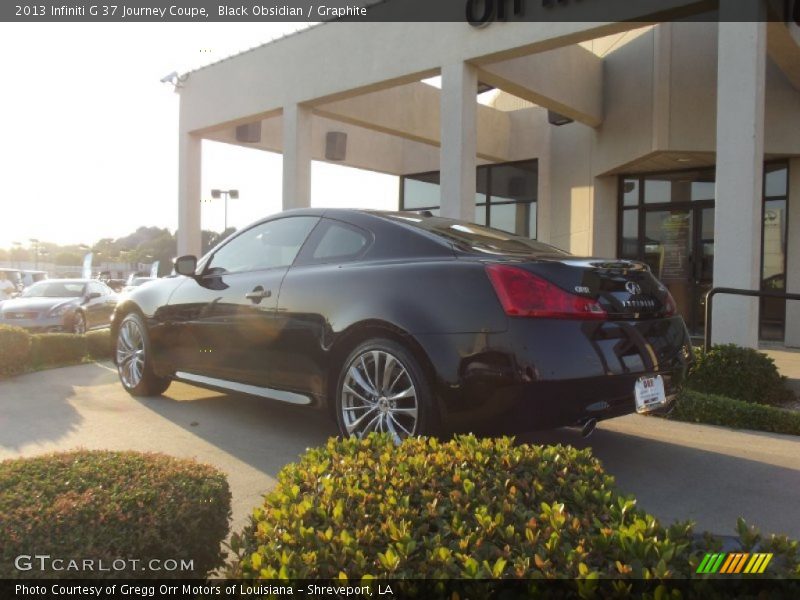 Black Obsidian / Graphite 2013 Infiniti G 37 Journey Coupe