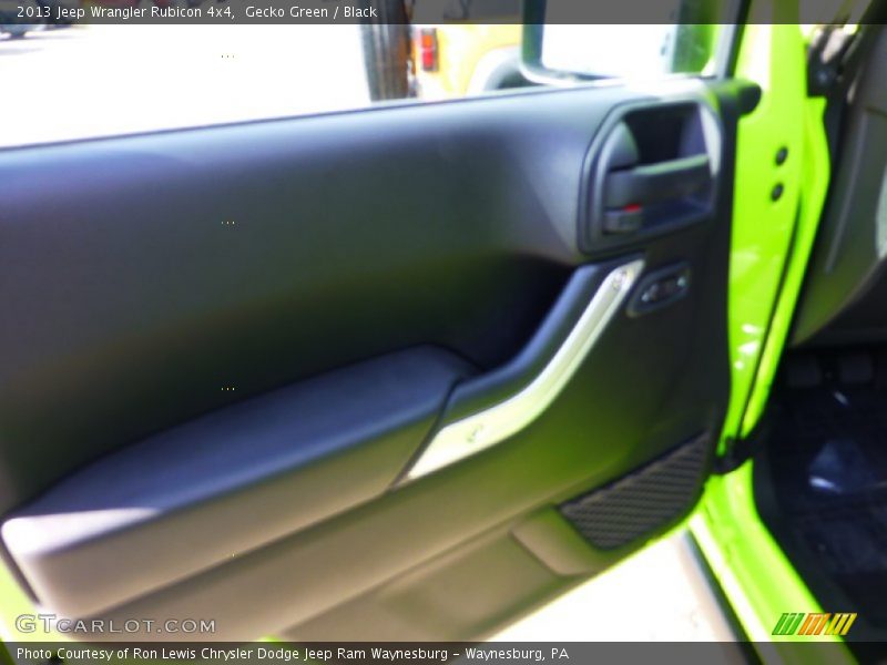 Gecko Green / Black 2013 Jeep Wrangler Rubicon 4x4