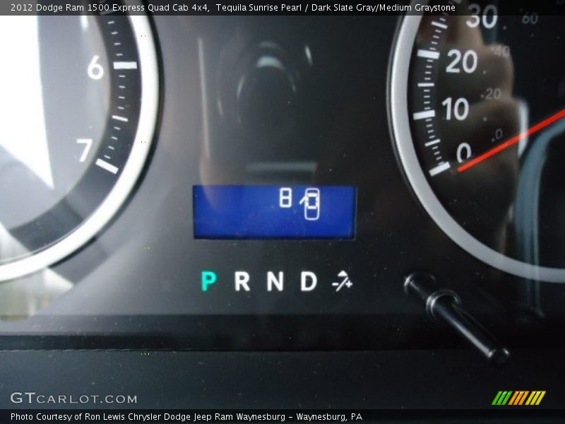 Tequila Sunrise Pearl / Dark Slate Gray/Medium Graystone 2012 Dodge Ram 1500 Express Quad Cab 4x4