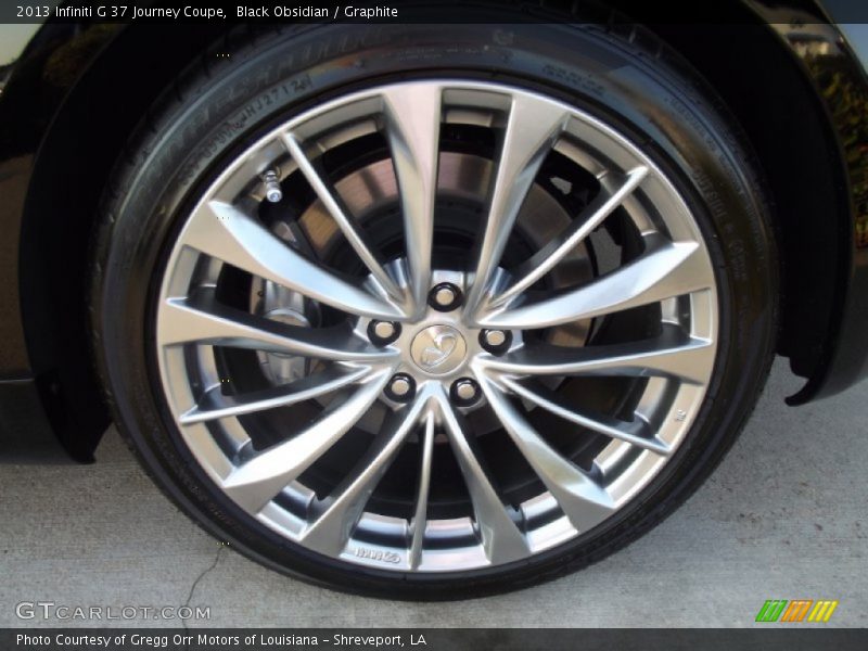 Black Obsidian / Graphite 2013 Infiniti G 37 Journey Coupe