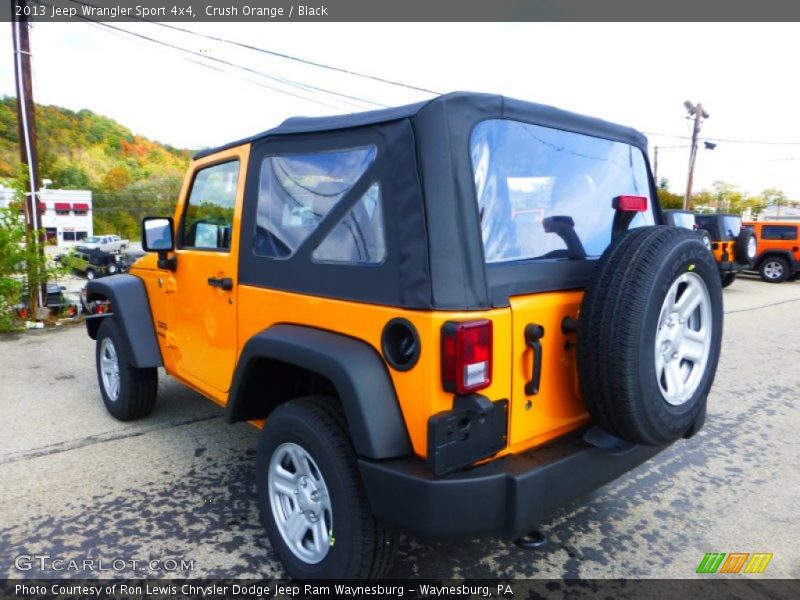 Crush Orange / Black 2013 Jeep Wrangler Sport 4x4
