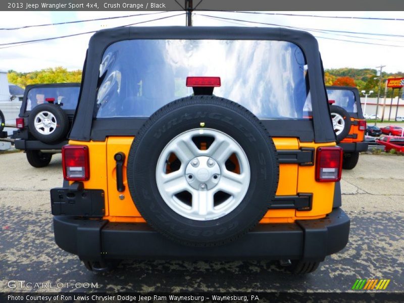 Crush Orange / Black 2013 Jeep Wrangler Sport 4x4