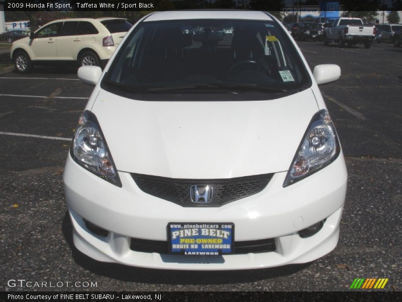 Taffeta White / Sport Black 2009 Honda Fit Sport