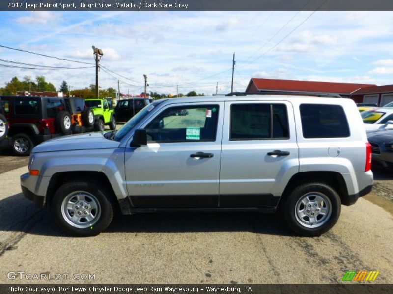 Bright Silver Metallic / Dark Slate Gray 2012 Jeep Patriot Sport
