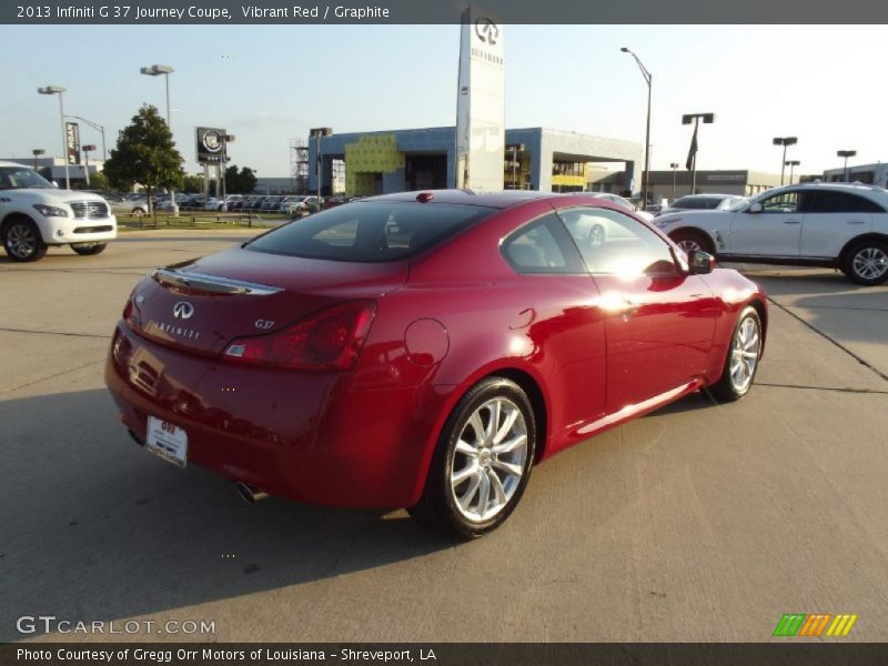Vibrant Red / Graphite 2013 Infiniti G 37 Journey Coupe