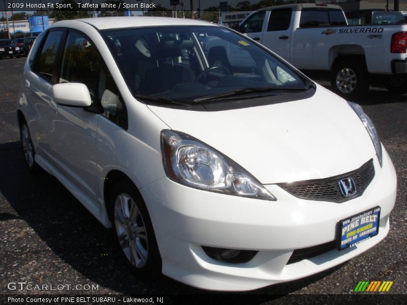 Taffeta White / Sport Black 2009 Honda Fit Sport