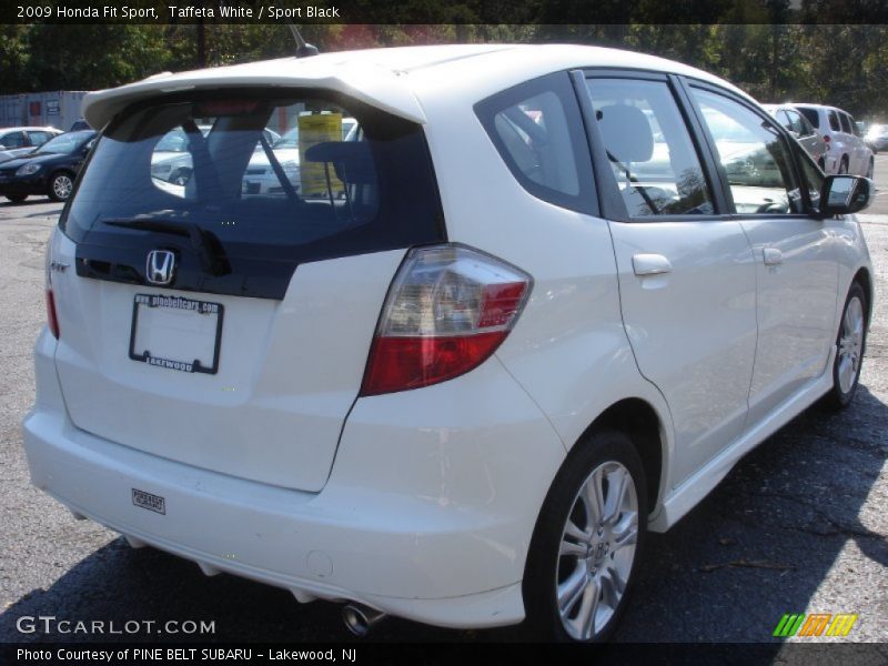 Taffeta White / Sport Black 2009 Honda Fit Sport
