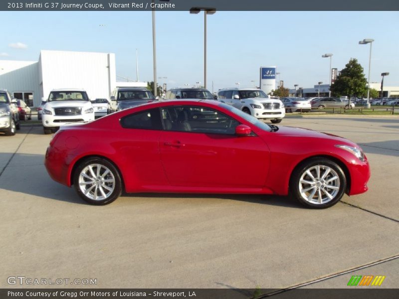 Vibrant Red / Graphite 2013 Infiniti G 37 Journey Coupe