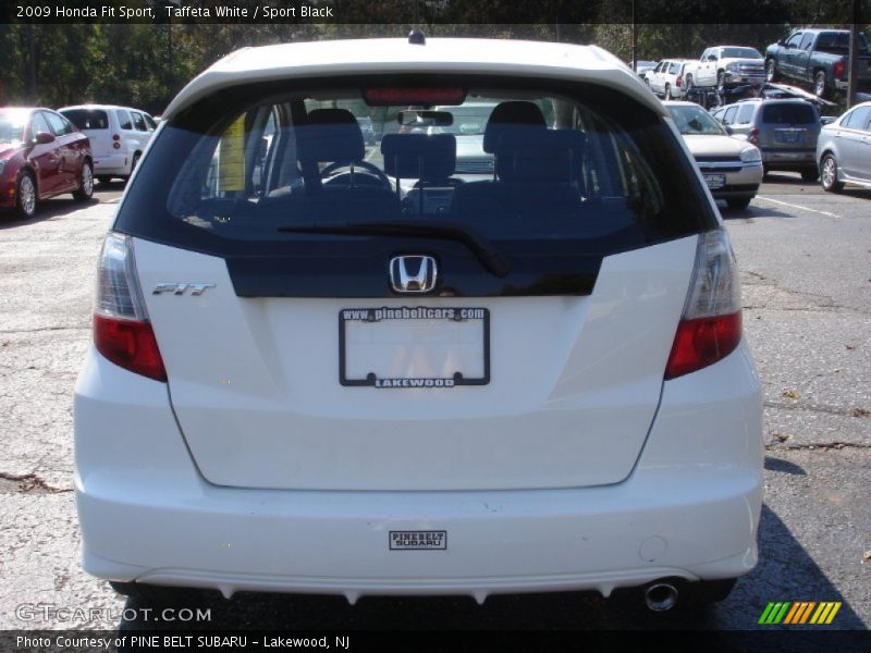 Taffeta White / Sport Black 2009 Honda Fit Sport
