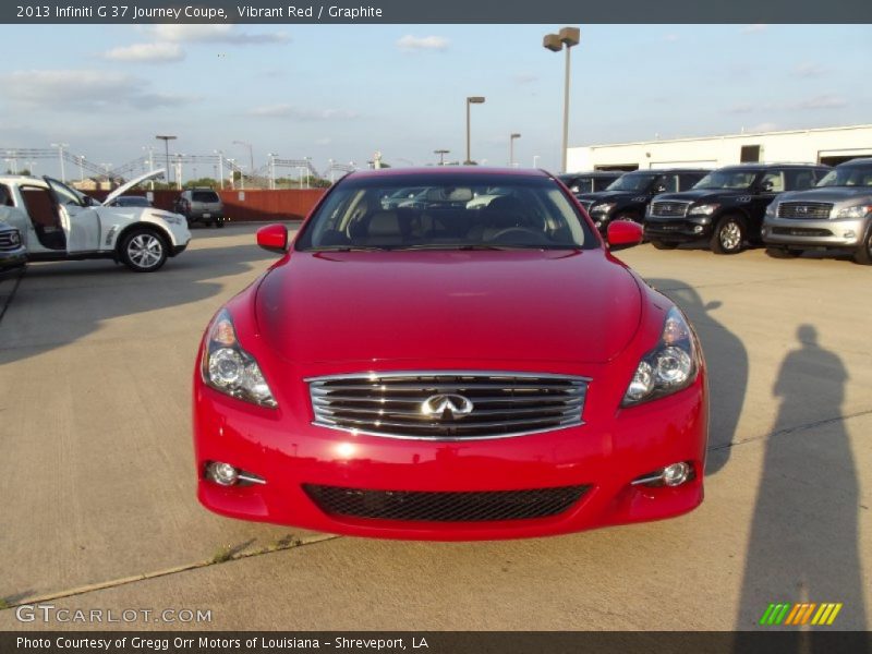 Vibrant Red / Graphite 2013 Infiniti G 37 Journey Coupe