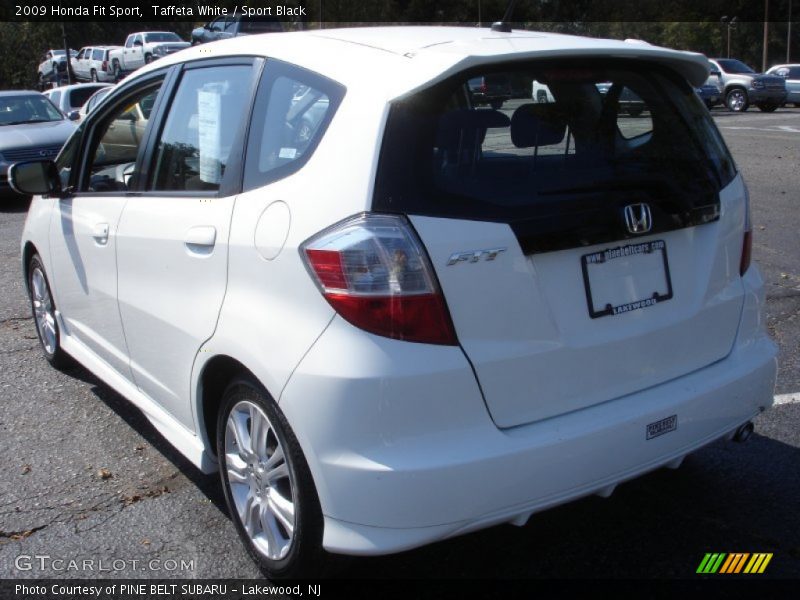 Taffeta White / Sport Black 2009 Honda Fit Sport