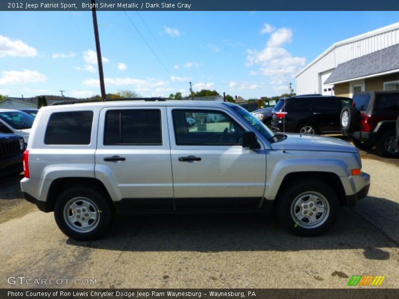 Bright Silver Metallic / Dark Slate Gray 2012 Jeep Patriot Sport