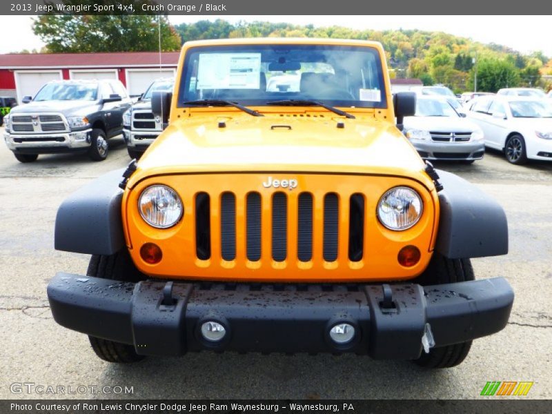 Crush Orange / Black 2013 Jeep Wrangler Sport 4x4