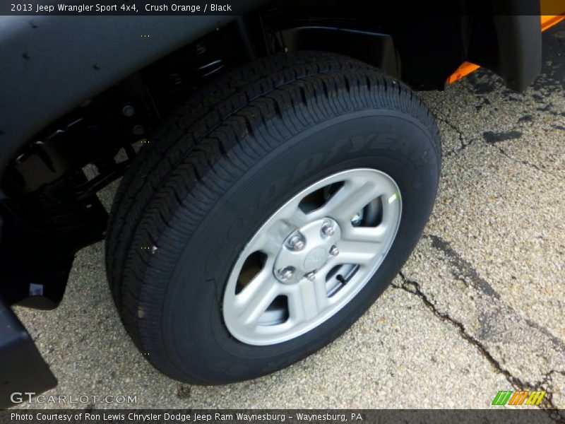Crush Orange / Black 2013 Jeep Wrangler Sport 4x4