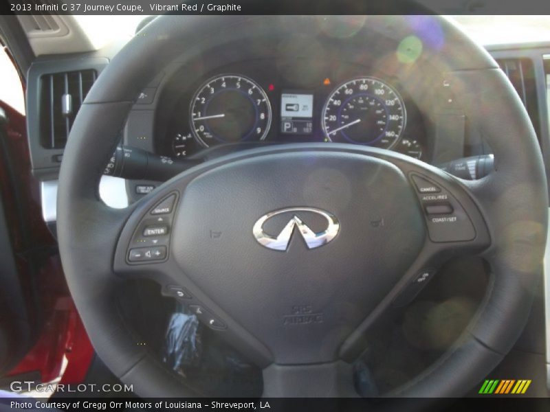 Vibrant Red / Graphite 2013 Infiniti G 37 Journey Coupe