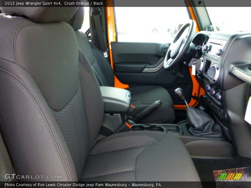 Crush Orange / Black 2013 Jeep Wrangler Sport 4x4