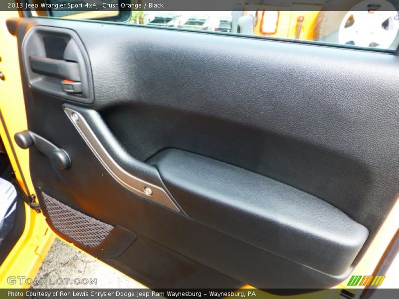 Crush Orange / Black 2013 Jeep Wrangler Sport 4x4
