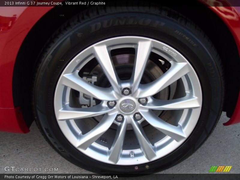 Vibrant Red / Graphite 2013 Infiniti G 37 Journey Coupe