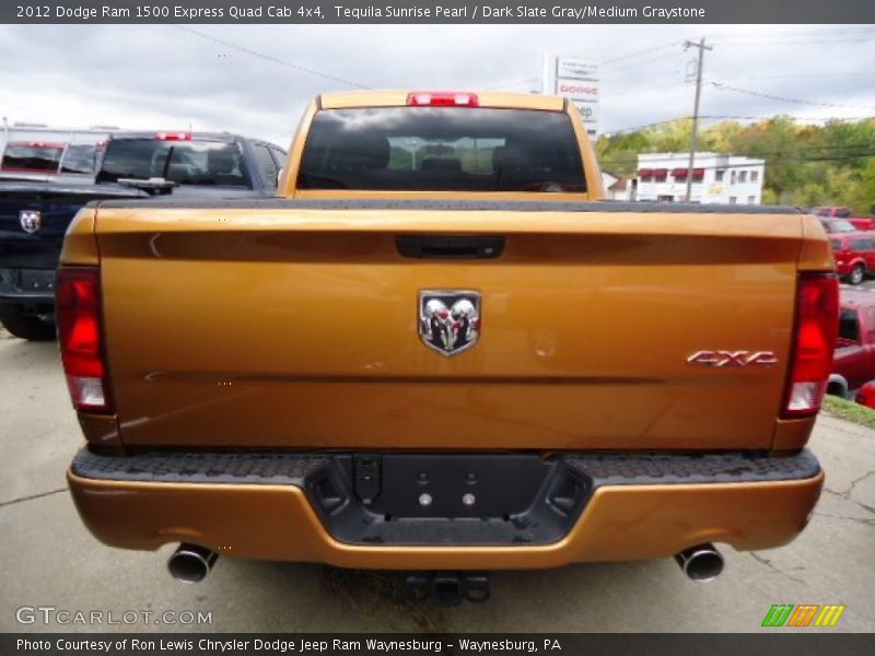 Tequila Sunrise Pearl / Dark Slate Gray/Medium Graystone 2012 Dodge Ram 1500 Express Quad Cab 4x4